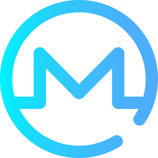 Monero Super Basic Omission Gradient icon