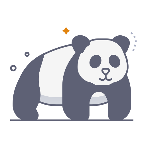 panda icono gratis