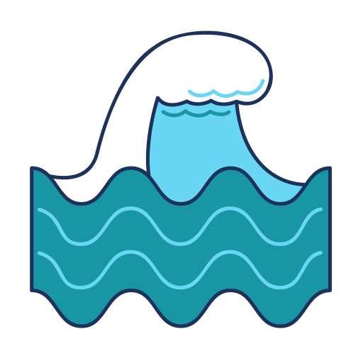 tsunami icono gratis