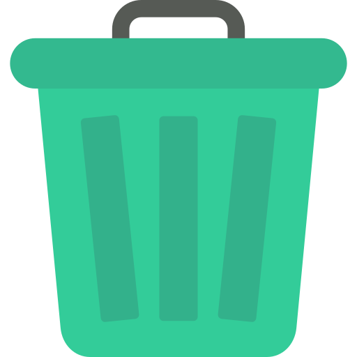 contenedor de basura icono gratis