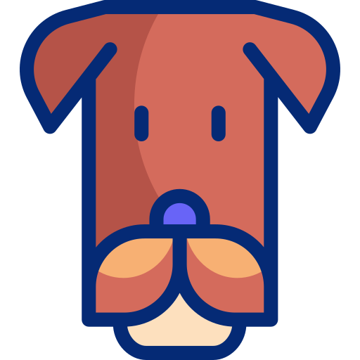 Airedale terrier Basic Accent Lineal Color icon