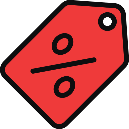 etiqueta de precio icono gratis