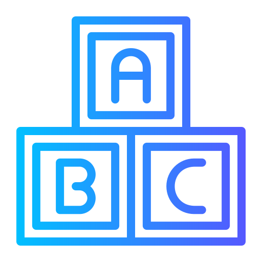 bloque abc icono gratis