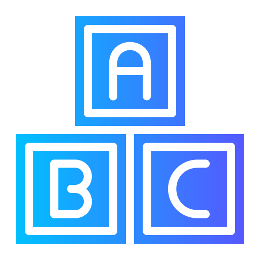 bloque abc icono gratis