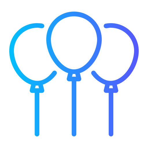 Balloons free icon