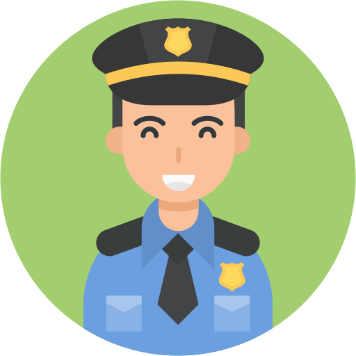 policía icono gratis