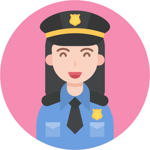 policía icono gratis