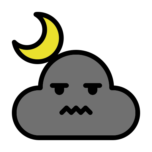 Cloudy night free icon Cloudy night free icon