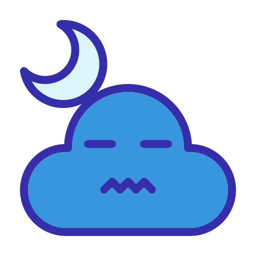 Cloudy night free icon Cloudy night free icon