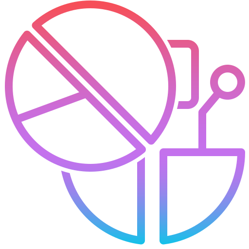 Pie charts free icon