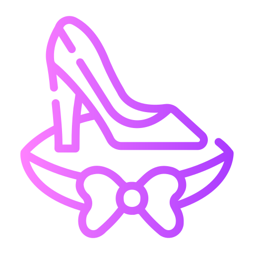 zapatos de cristal icono gratis