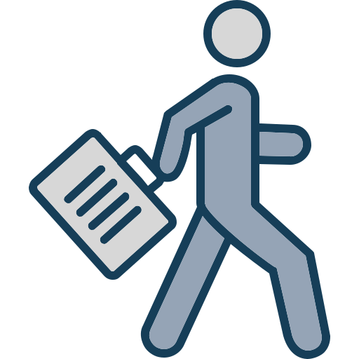 Travelling free icon