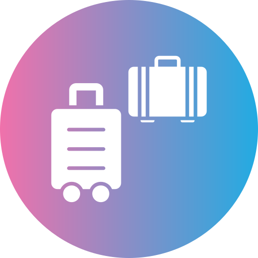 Luggage free icon Luggage free icon