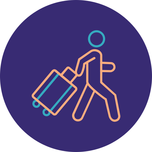 de viaje icono gratis
