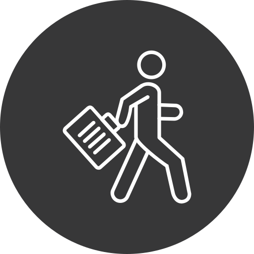 Travelling free icon