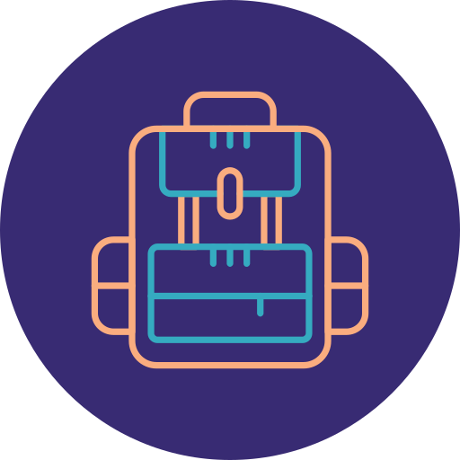 mochila icono gratis