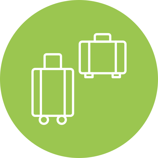 Luggage free icon