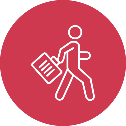 Travelling free icon