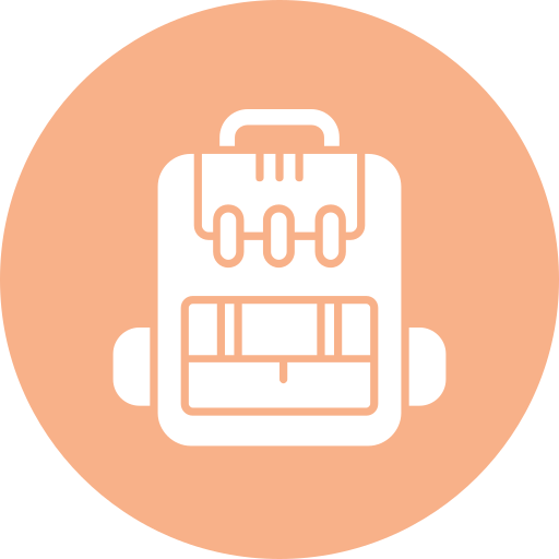 mochila icono gratis