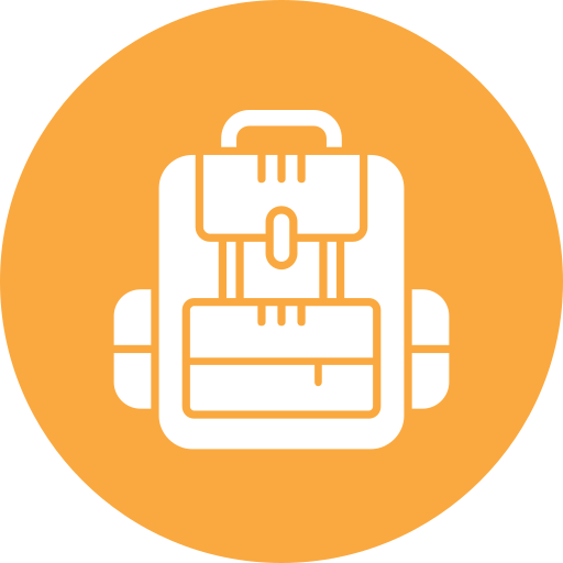 mochila icono gratis