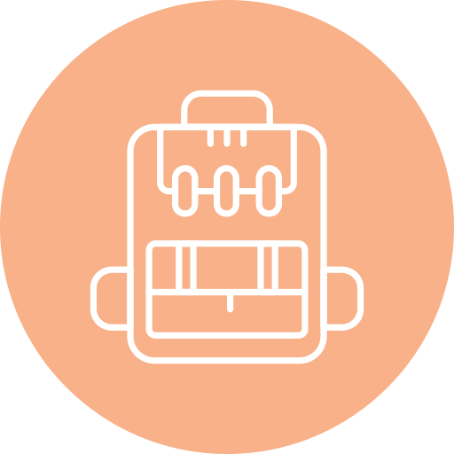 mochila icono gratis