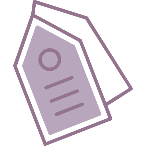 etikett kostenlos Icon