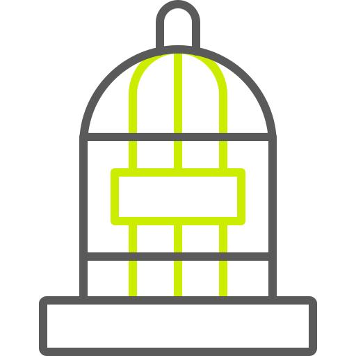Bird cage free icon Bird cage free icon