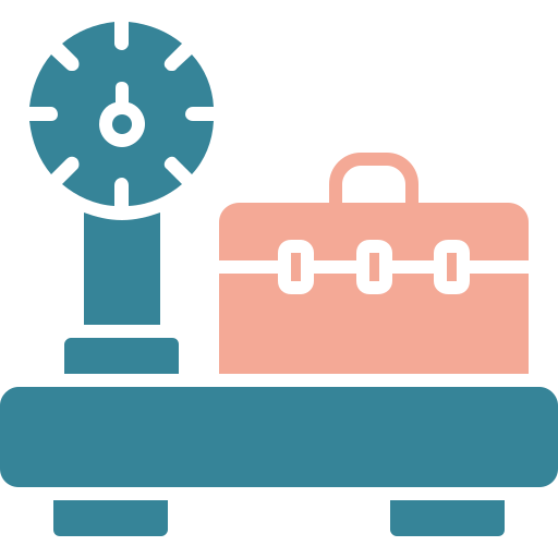 Échelle de bagages Icône gratuit Échelle de bagages Icône gratuit