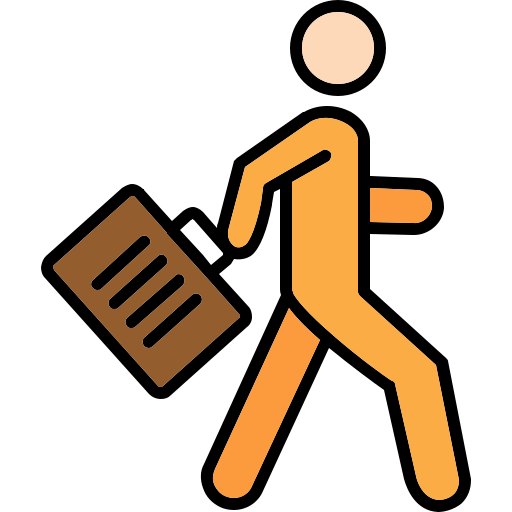 Travelling free icon