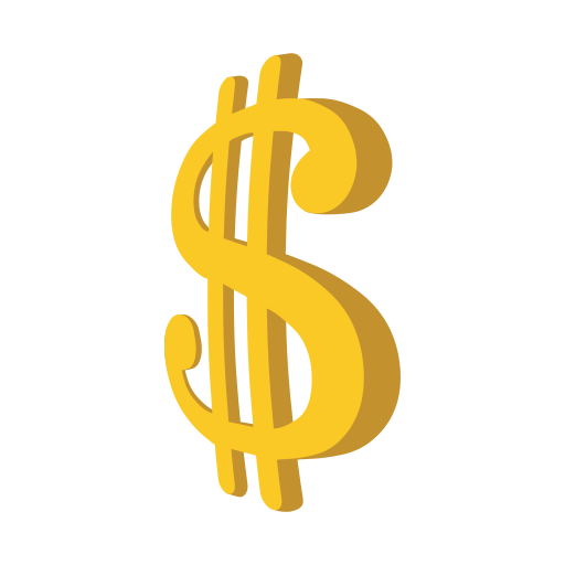 Dollar free icon