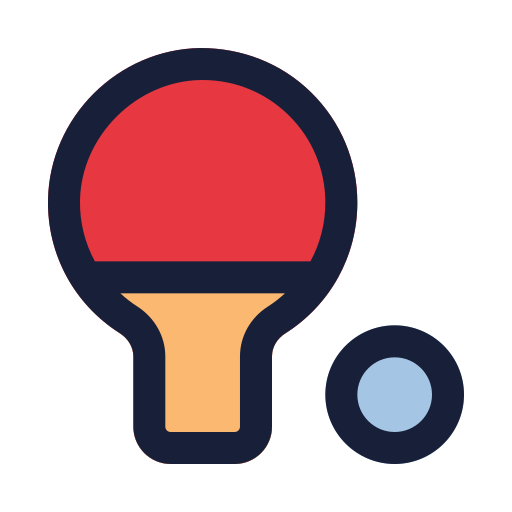 tenis de mesa icono gratis