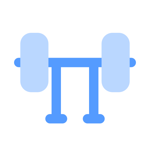 levantamiento de pesas icono gratis