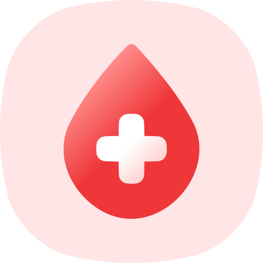 Blood free icon
