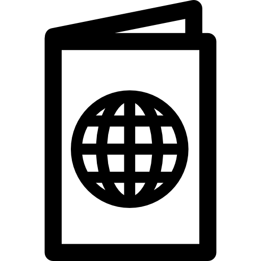 pasaporte icono gratis