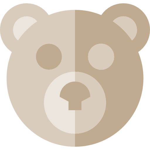 oso de peluche icono gratis