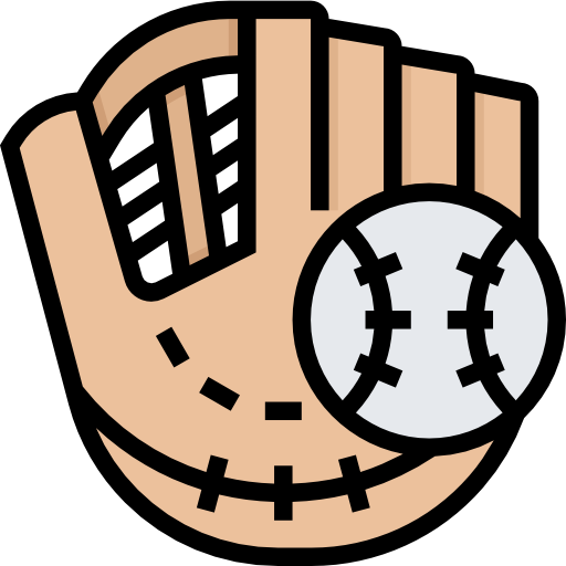 Baseball glove free icon