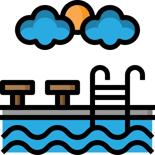 piscina grátis ícone