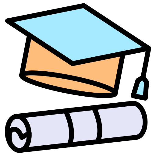 graduación icono gratis