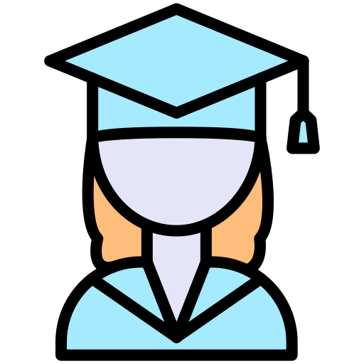 estudiante graduado icono gratis