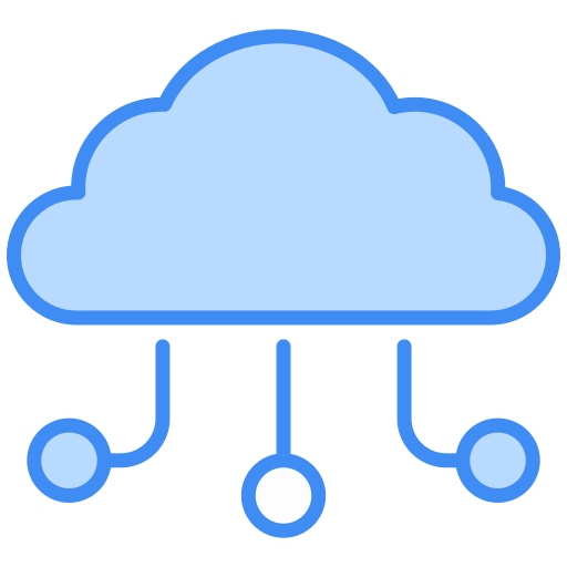 computación en la nube icono gratis