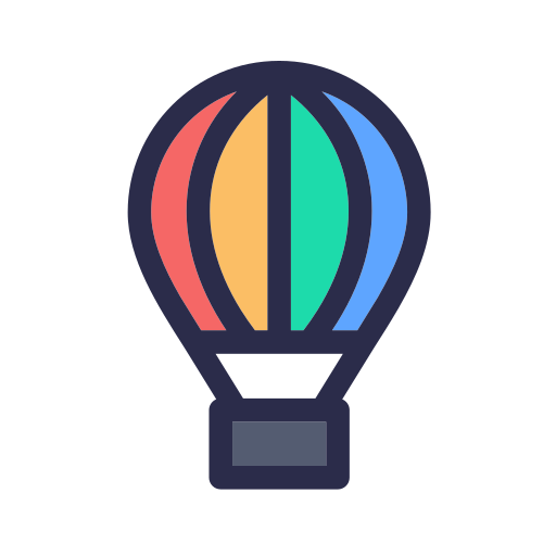 globo aerostático icono gratis