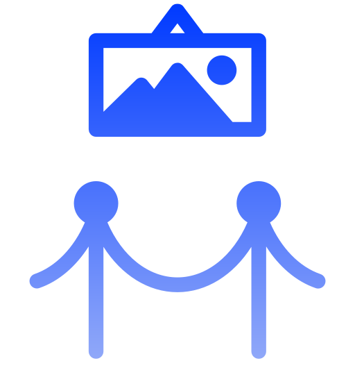 exhibición icono gratis