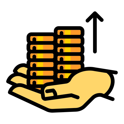 monedas icono gratis