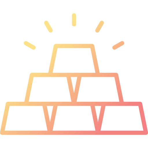 lingote de oro icono gratis