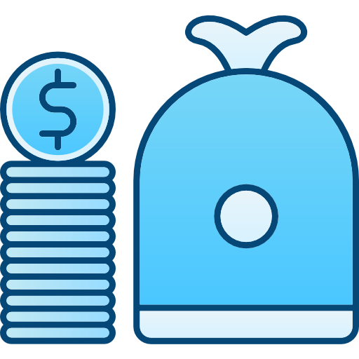 Money bag free icon