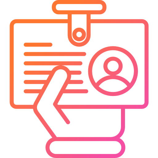 carteira de identidade grátis ícone