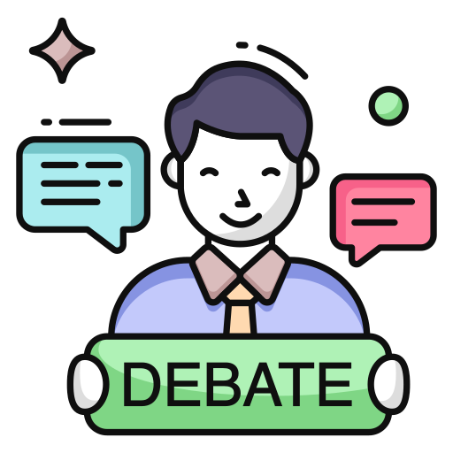 debate icono gratis