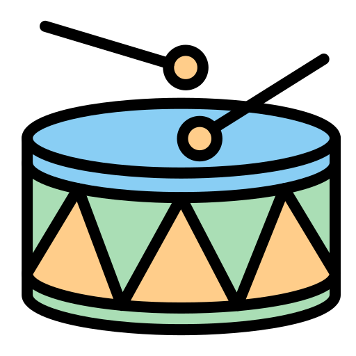 tambor icono gratis