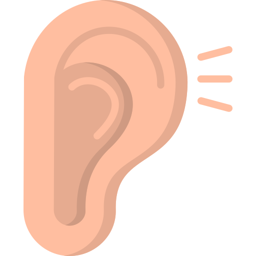 Ear Generic Color Fill Icon