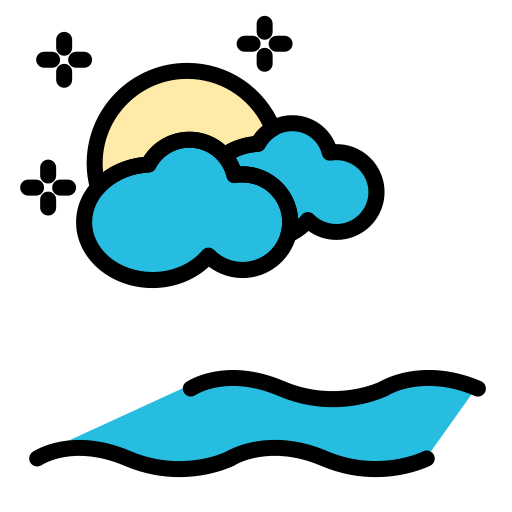 océano icono gratis